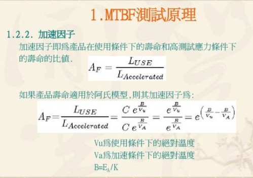 MTBF寿命投标用检测报告测试